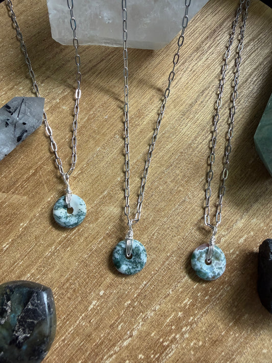 TREE AGATE NECKLACE