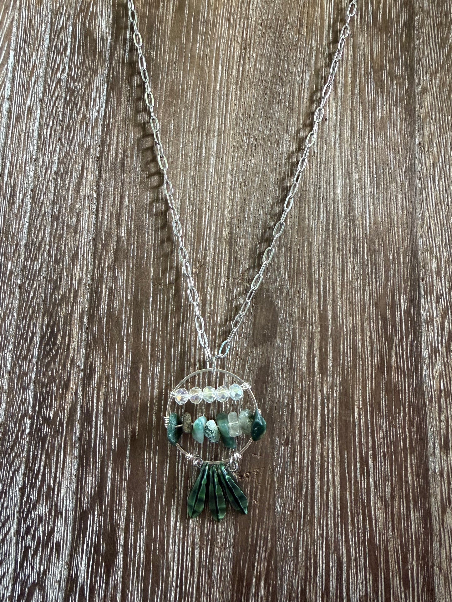 THREE OF PENTACLES NECKLACE