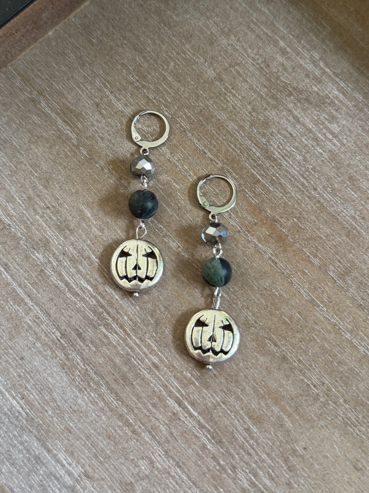 KAMBABA JASPER PUMPKIN EARRINGS