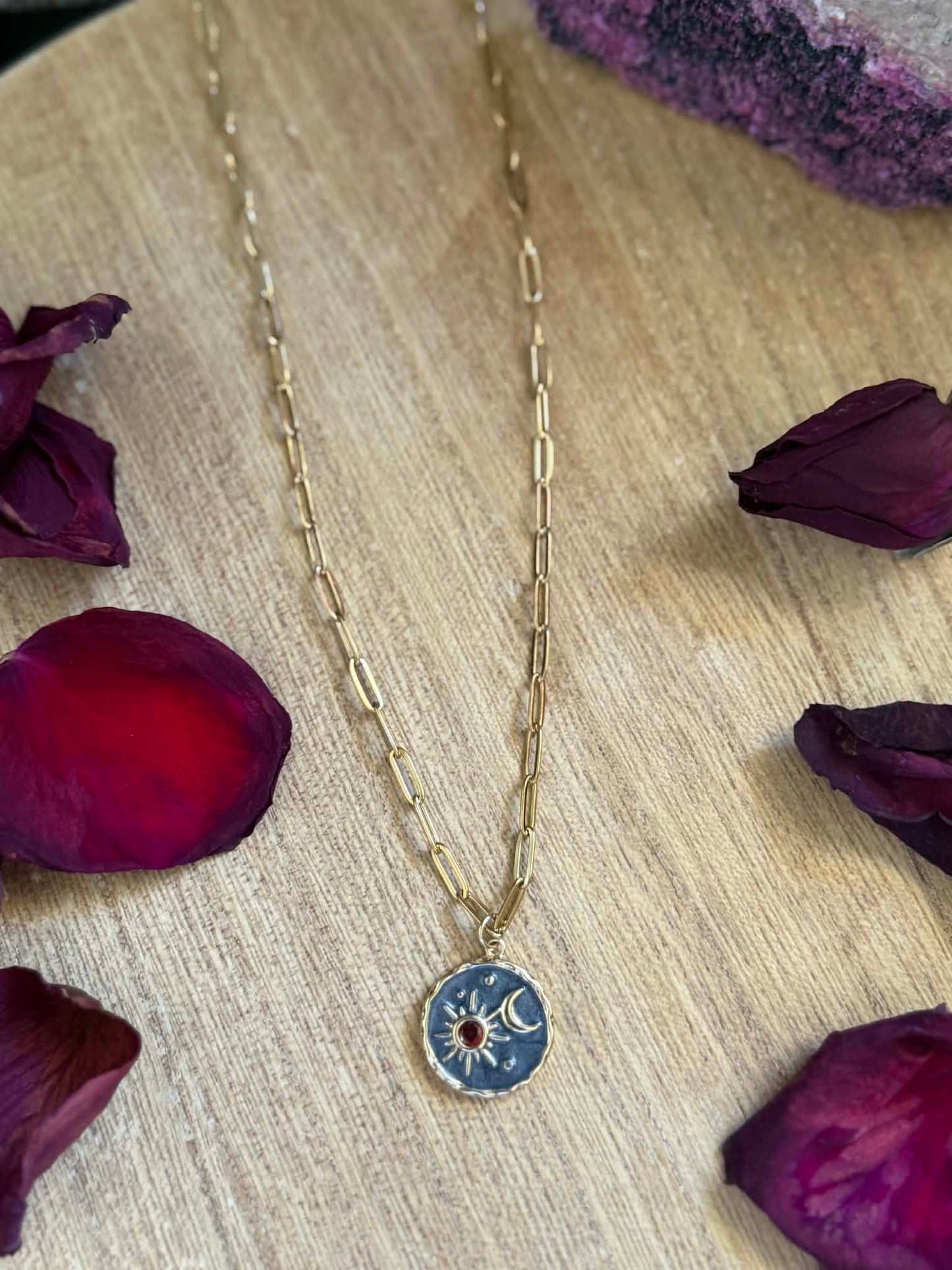 BLOOD MOON ECLIPSE NECKLACE
