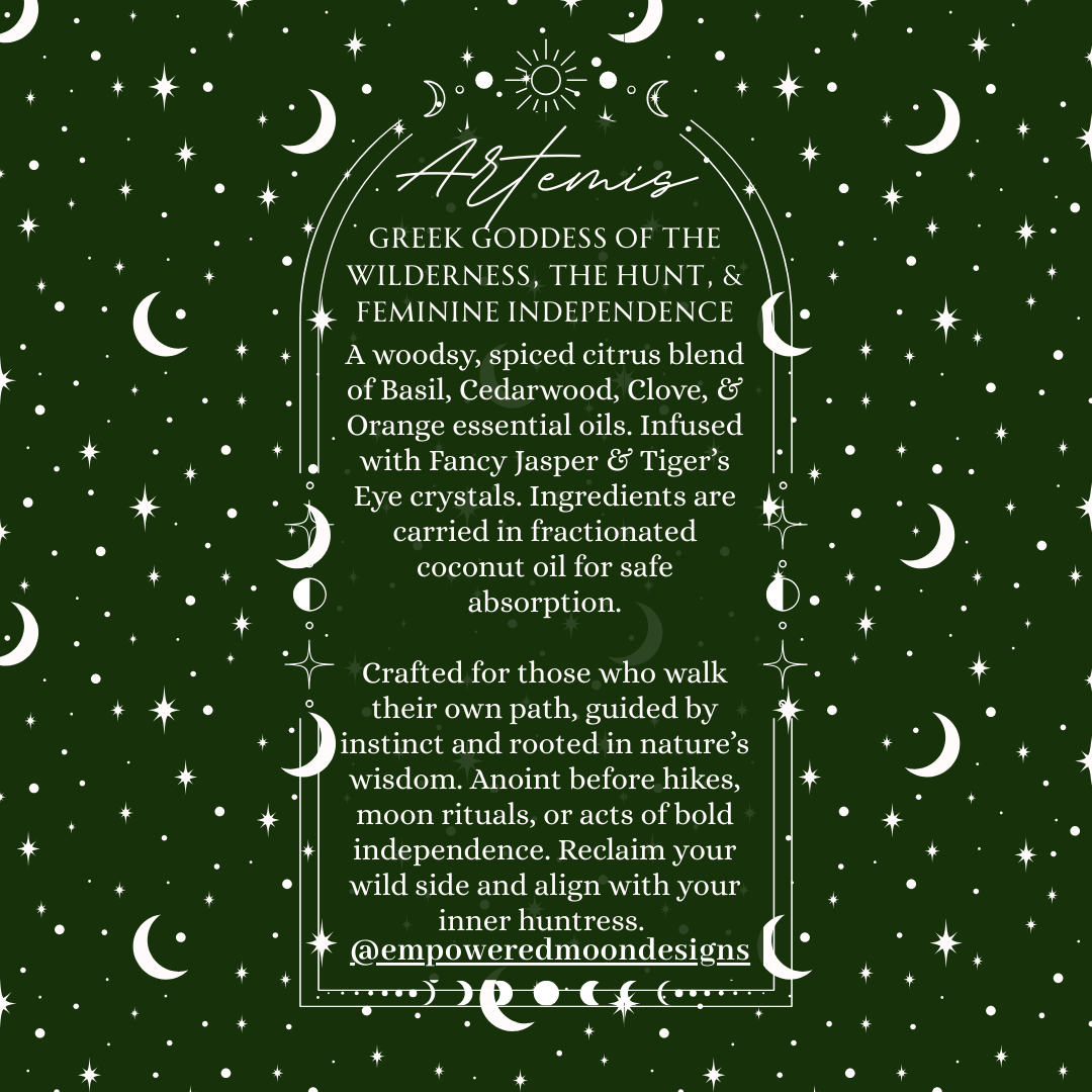 ARTEMIS' WILDWOOD RITUAL INTENTION OIL