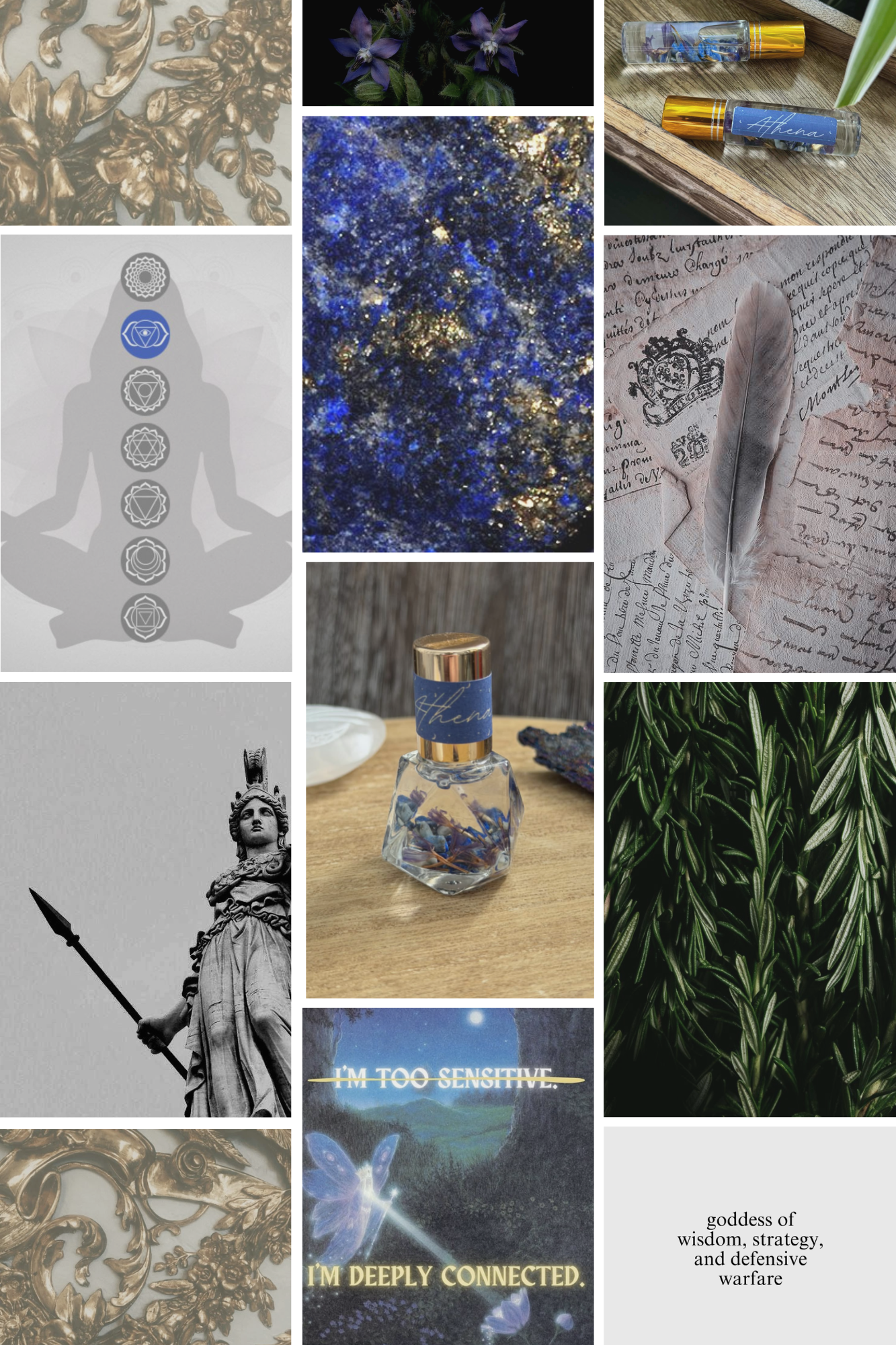 ATHENA'S INSIGHT: INNER WISDOM RITUAL OIL (MINI ROLLER)