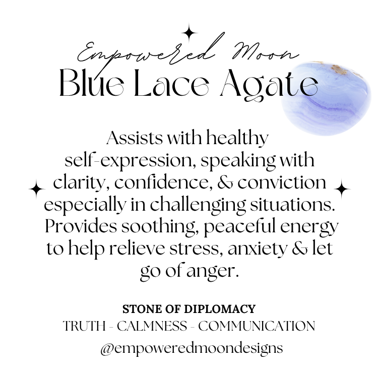MATTE BLUE LACE AGATE BRACELET