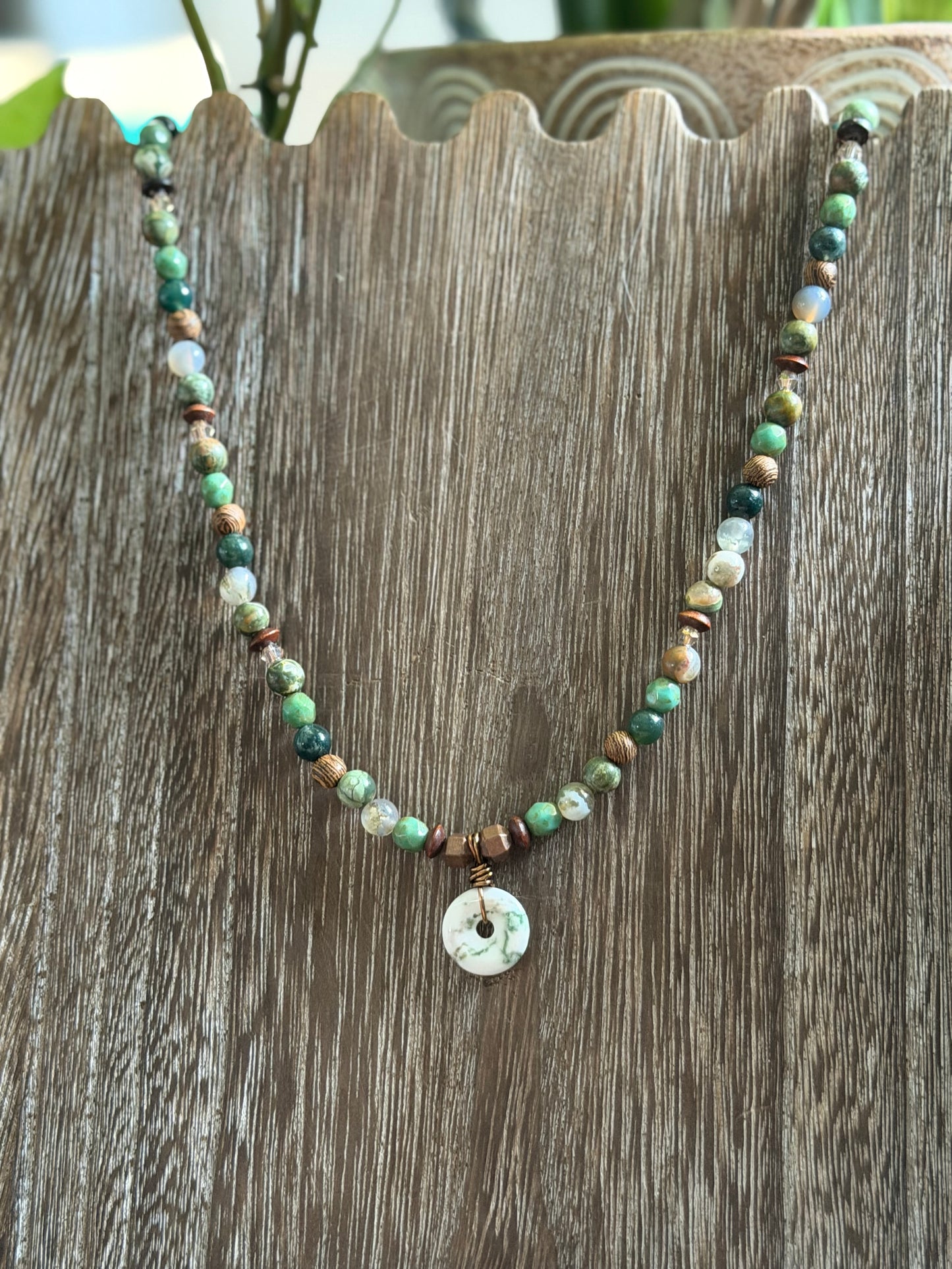 QUEEN OF PENTACLES NECKLACE