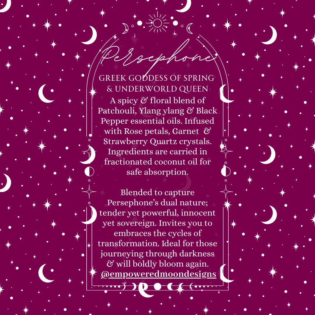 PERSEPHONE'S DESCENT RITUAL INTENTION OIL