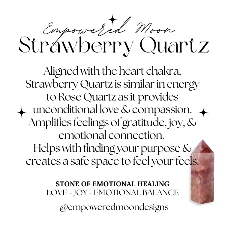 STRAWBERRY QUARTZ TEARDROP EARRINGS
