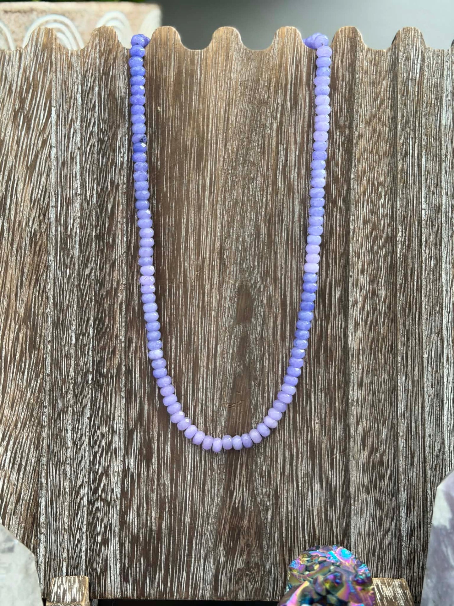 PURPLE QUARTZ NECKLACE