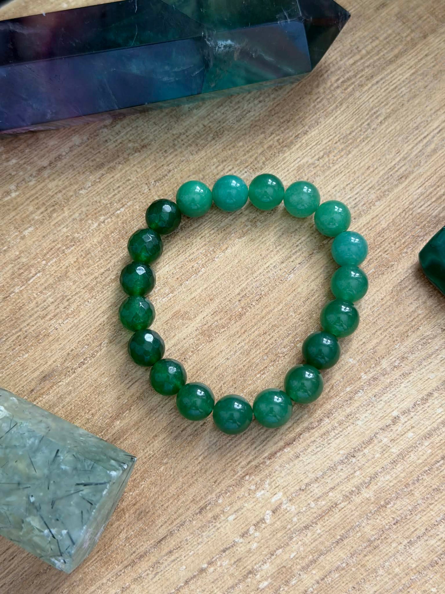 GREEN AVENTURINE OMBRE BRACELET
