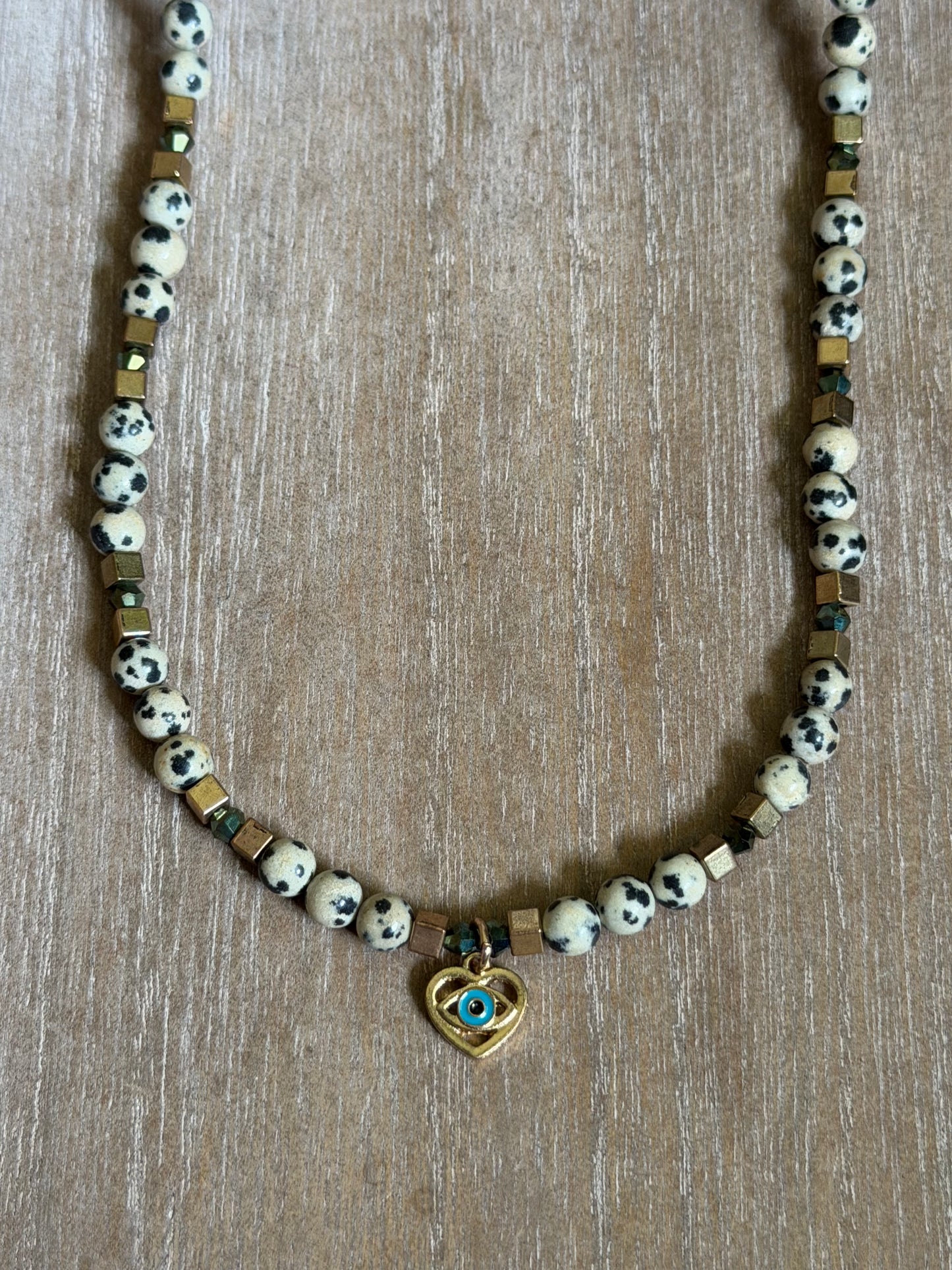 DALMATIAN JASPER NECKLACE