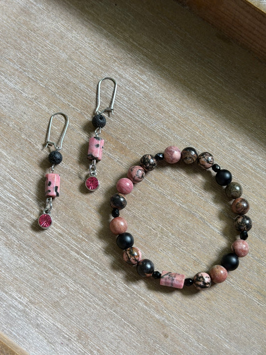 RHODONITE GIFT SET