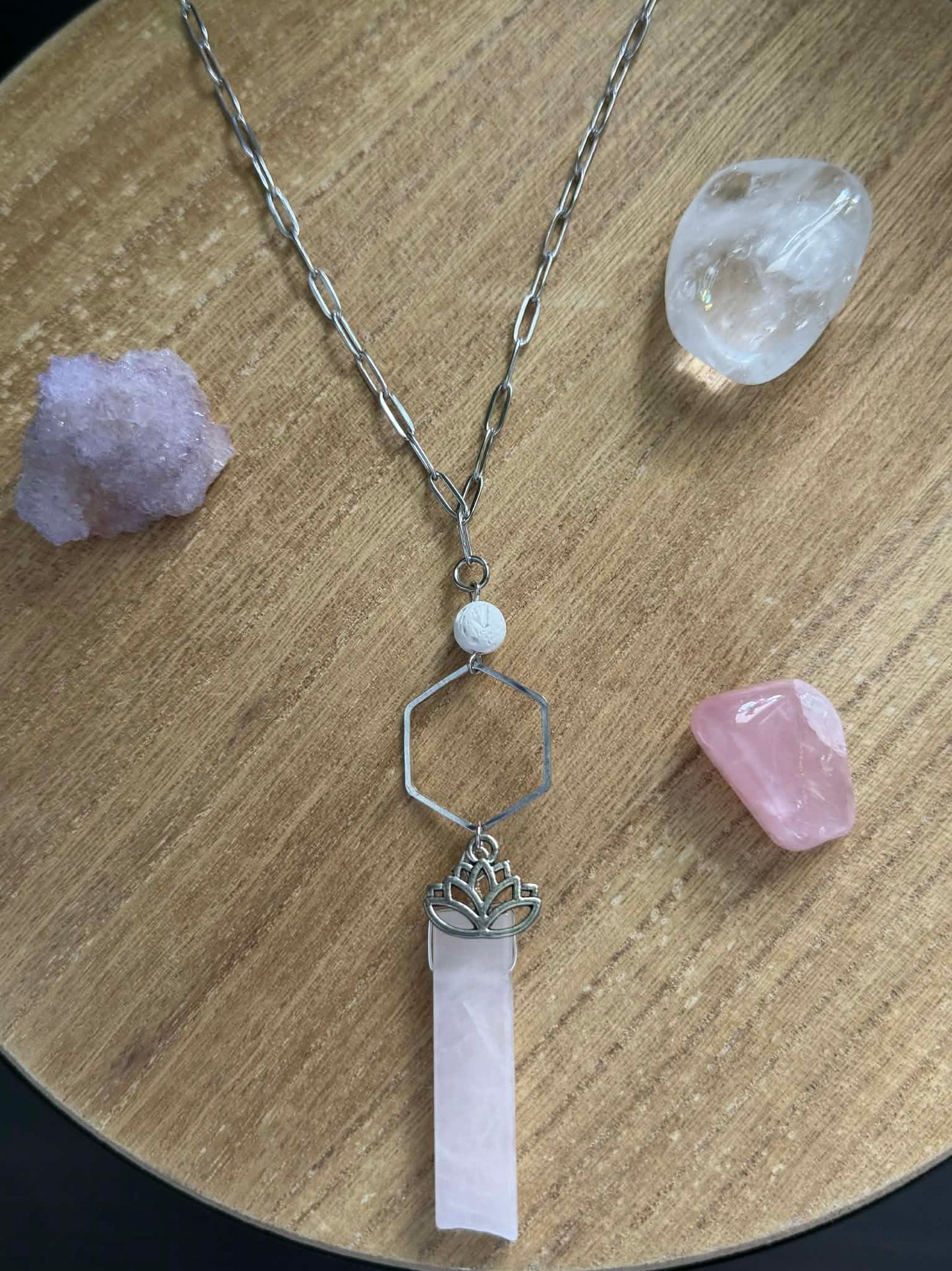 ENCHANTED LOTUS HEART CHAKRA NECKLACE
