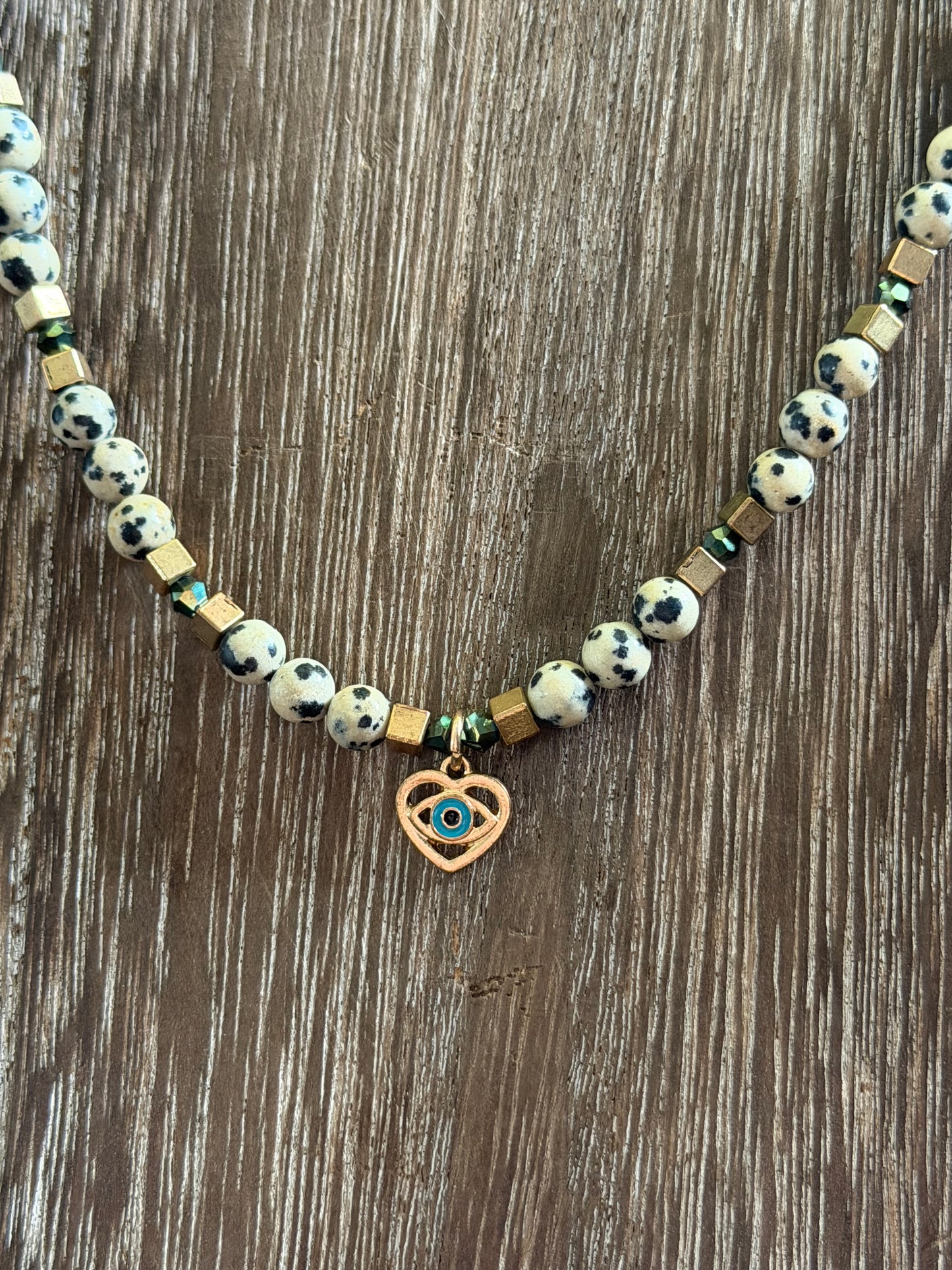 DALMATIAN JASPER NECKLACE