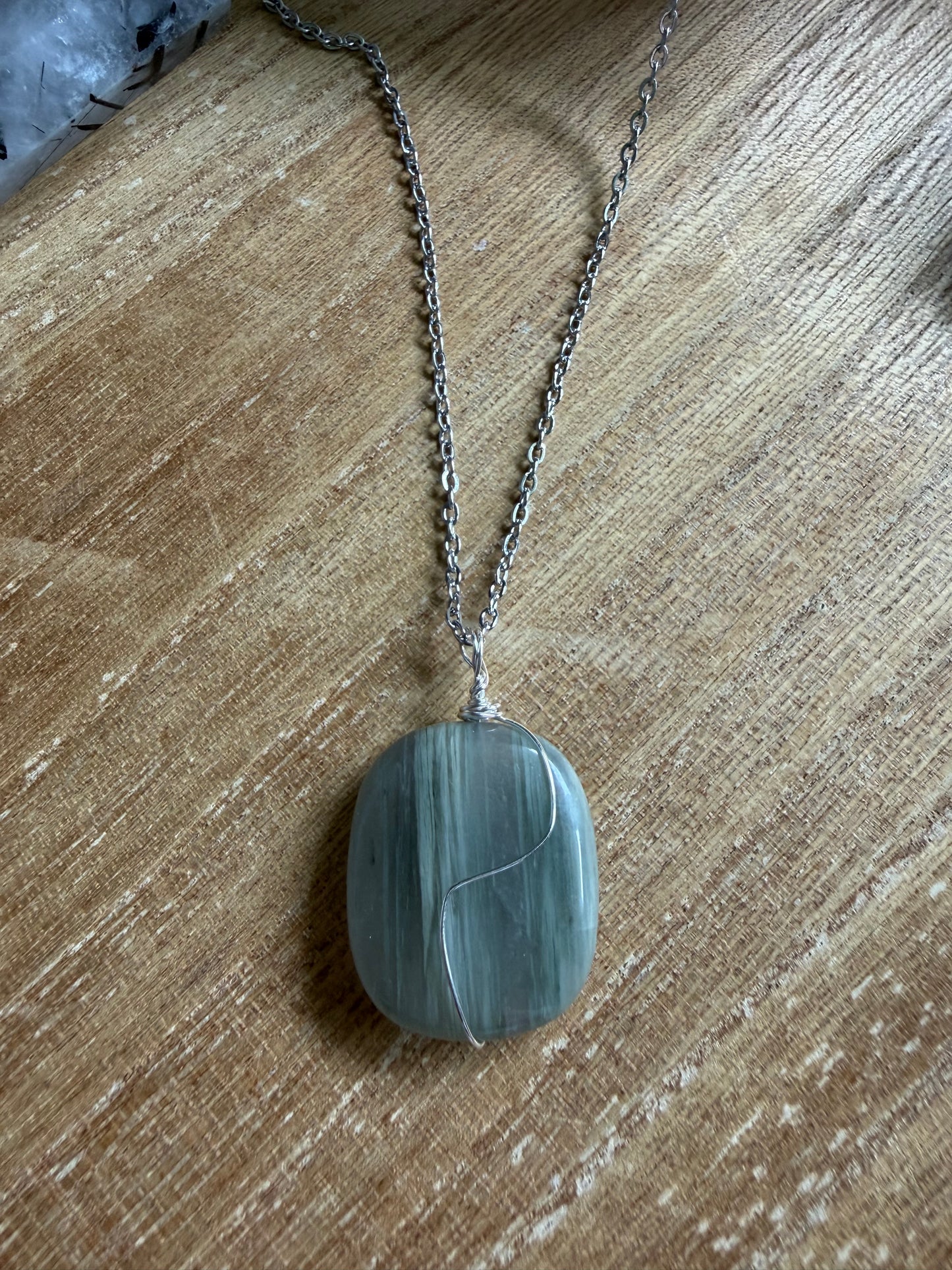 GREEN JASPER NECKLACE