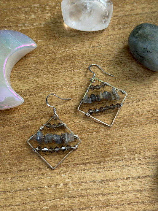 LABRADORITE EARRINGS