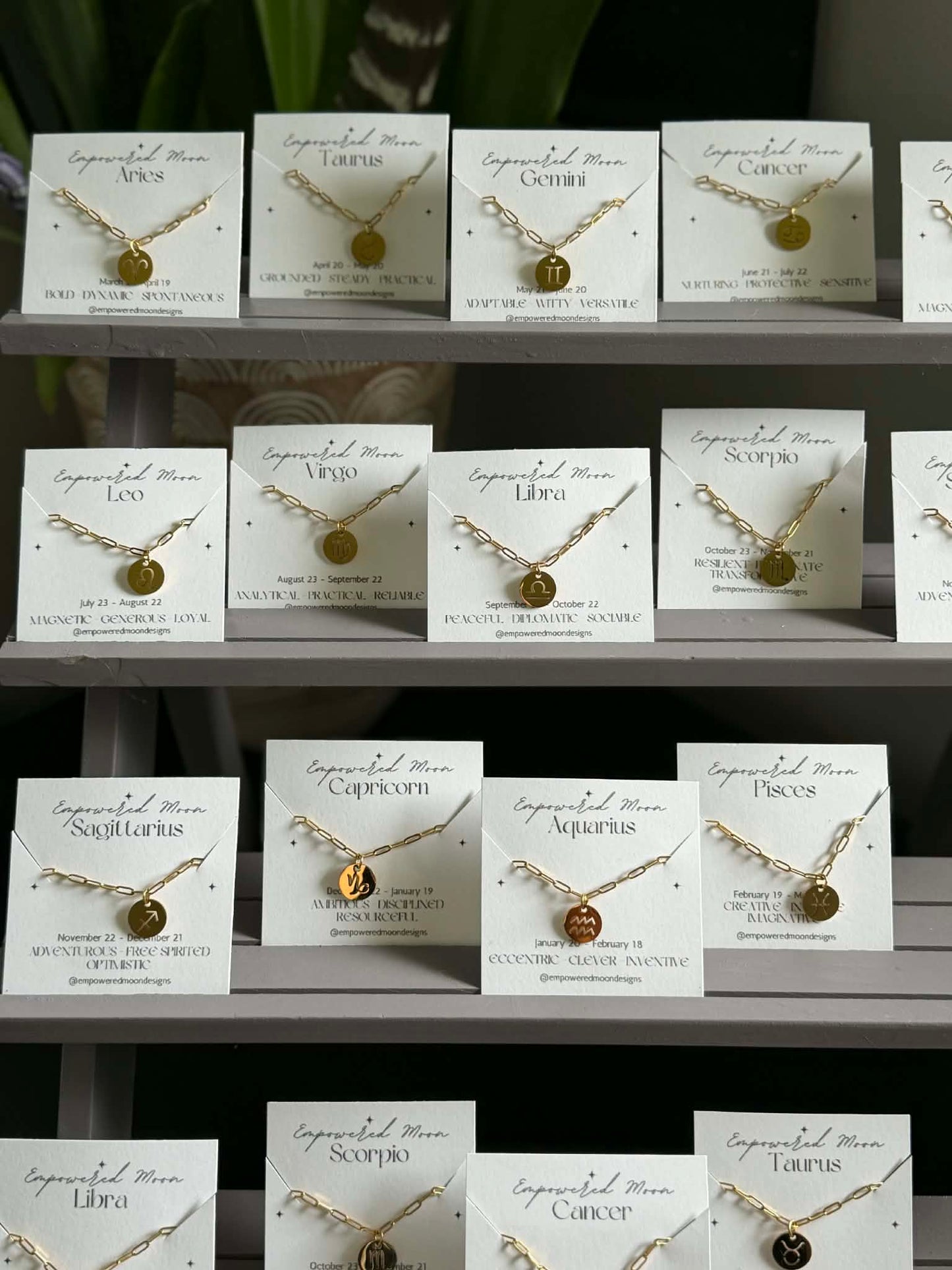 ASTROLOGY NECKLACES - GOLD PLATED