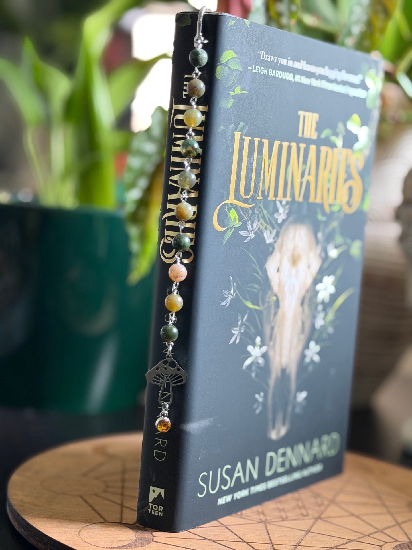 FANCY JASPER MUSHROOM BOOKMARK
