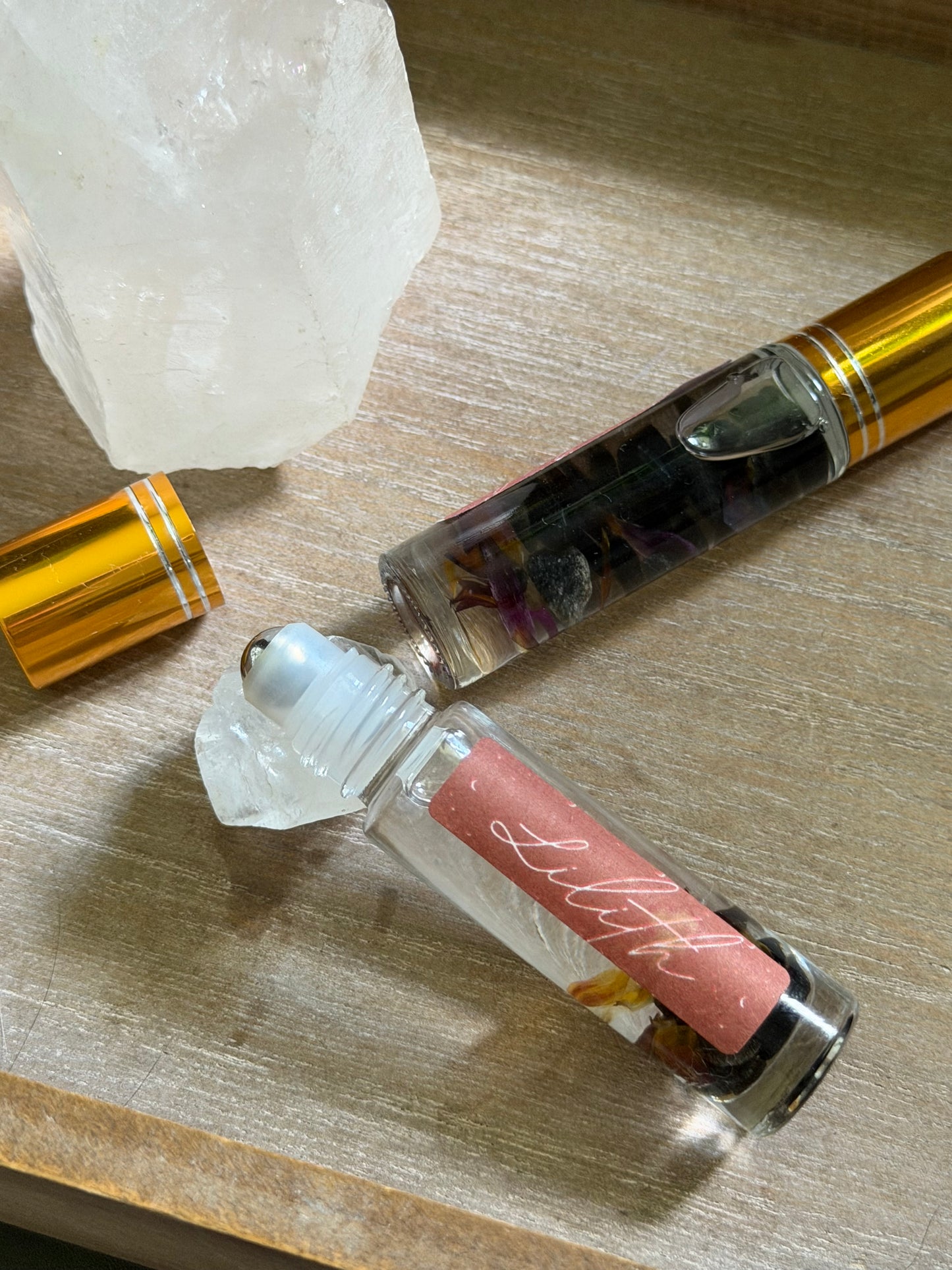 LILITH'S SHADOW: GROUNDING & PROTECTION RITUAL OIL (ROLLER BOTTLE)