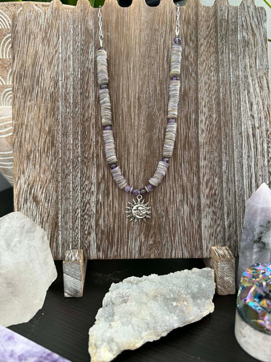 CELESTIAL AMETHYST NECKLACE