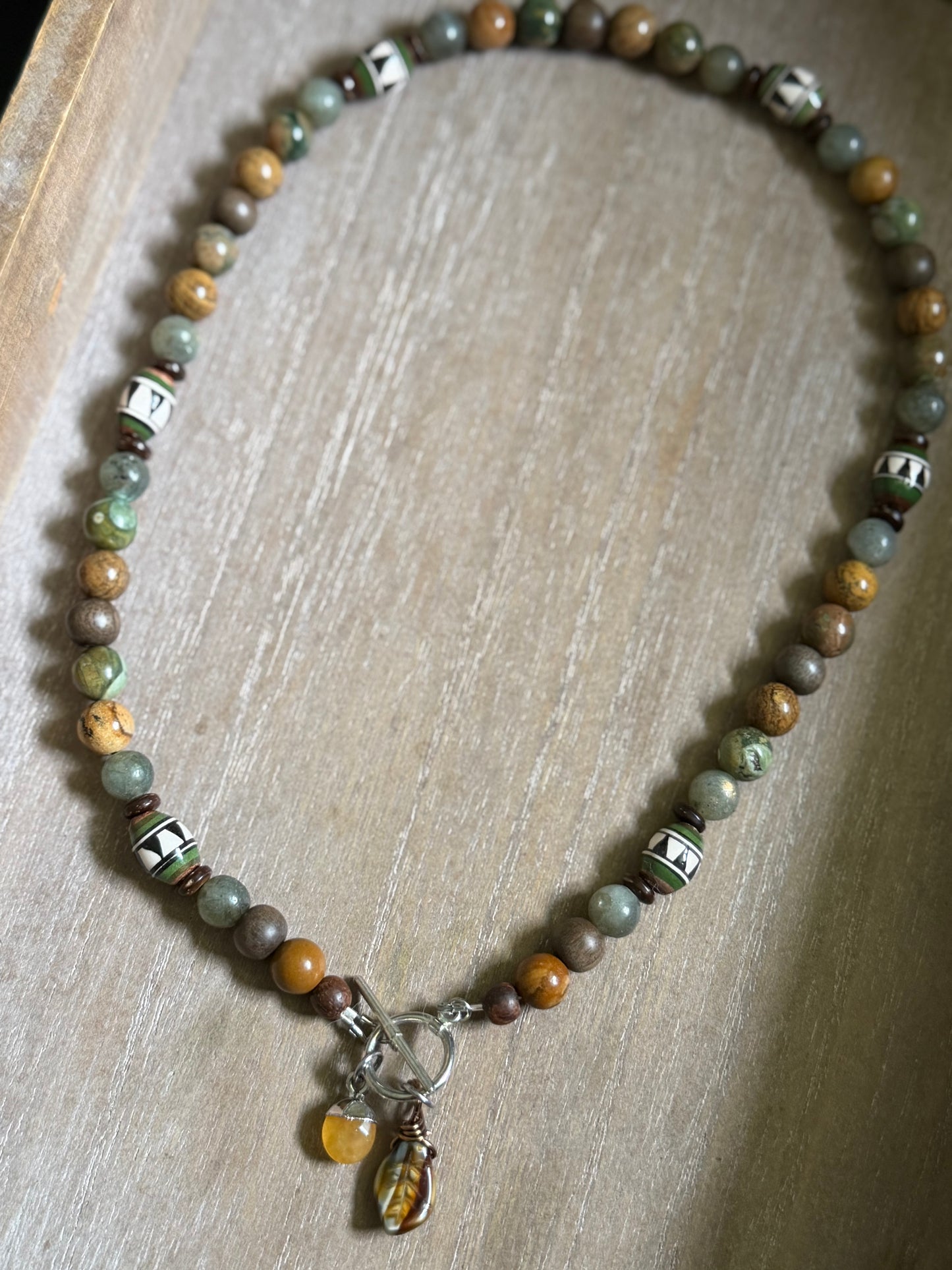 AUTUMN LEAVES NECKLACE