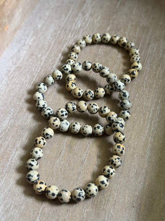 DALMATIAN JASPER BRACELET