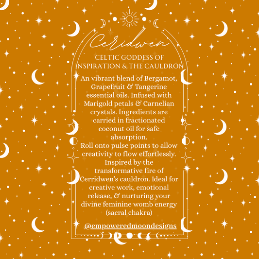 CERIDWEN'S CAULDRON: CREATIVITY RITUAL OIL (ROLLER BOTTLE)