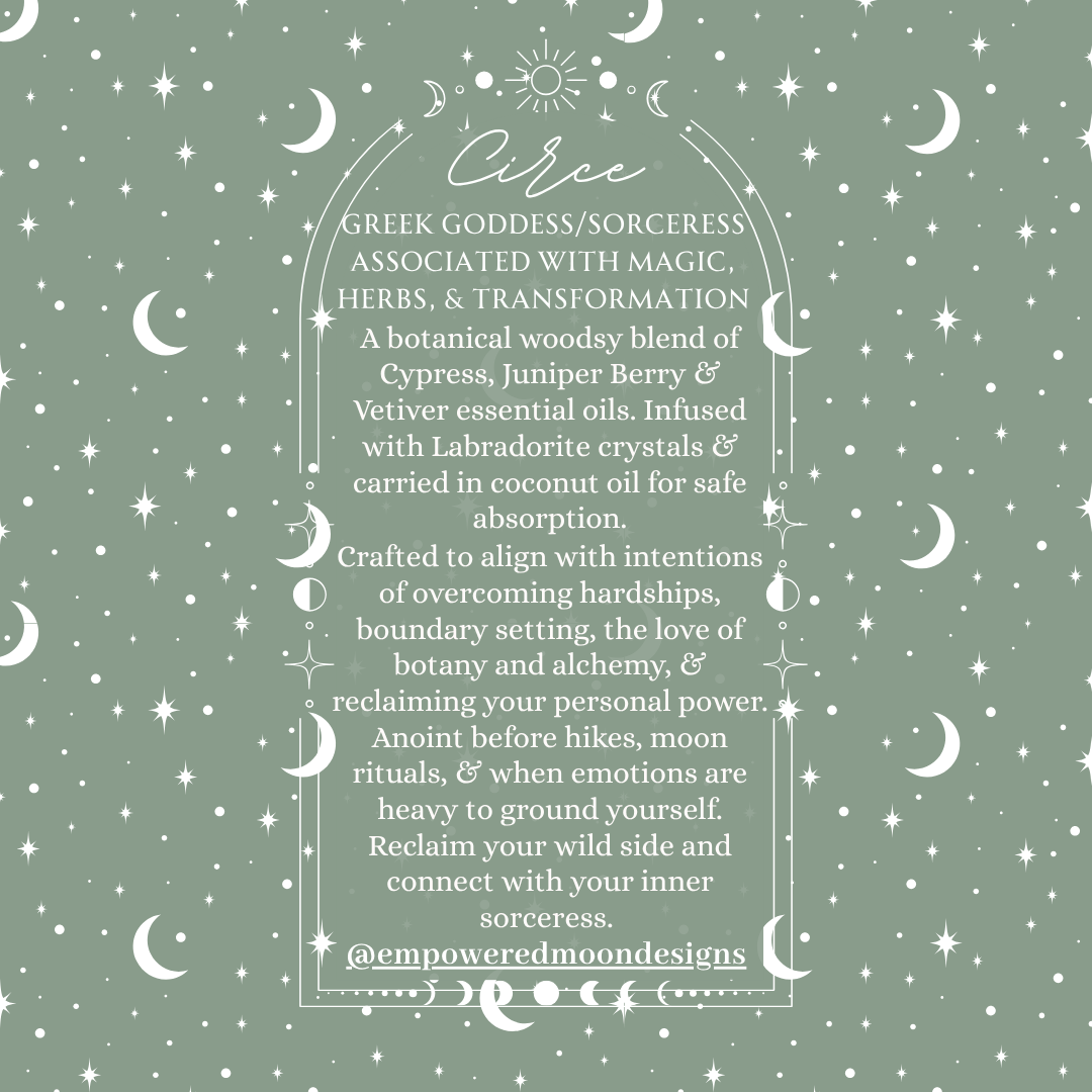 CIRCE'S ENCHANTMENT: TRANSFORMATION RITUAL OIL (ROLLER BOTTLE)