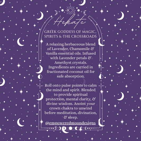 HEKATE'S VEIL: SPIRITUAL CONNECTION RITUAL OIL (ROLLER BOTTLE)