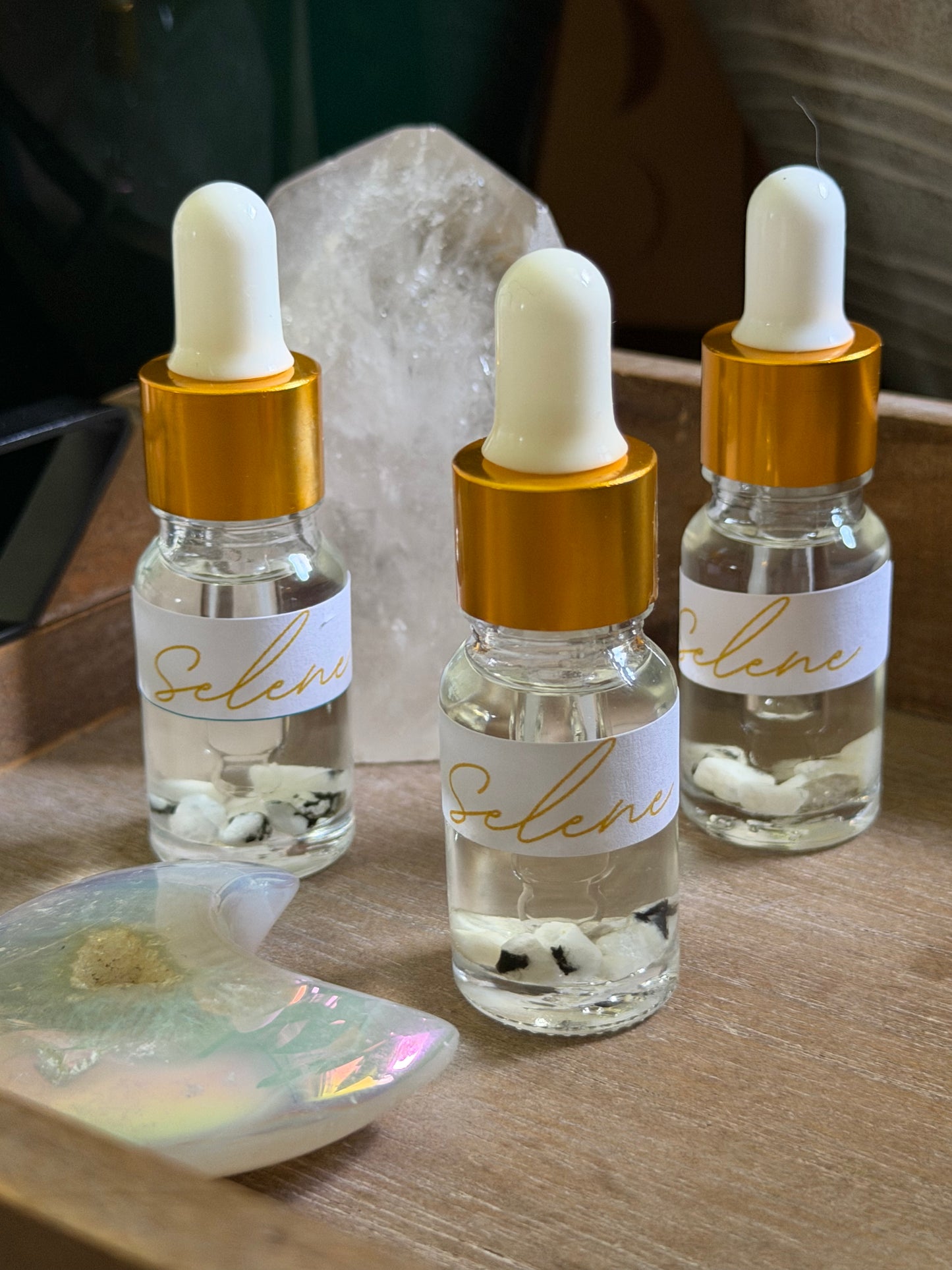 SELENE'S SURRENDER: FULL MOON RITUAL OIL (DROPPER BOTTLE)