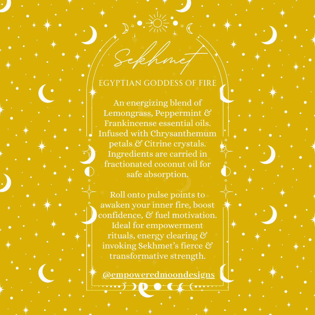 SEKHMET'S FLAME RITUAL INTENTION OIL