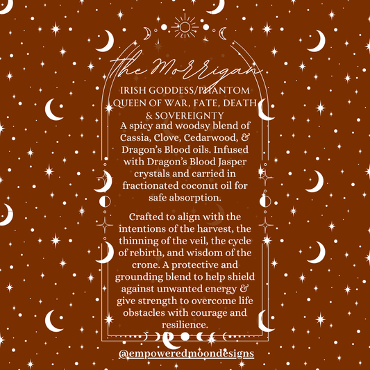 THE MORRIGAN'S SHIELD: PROTECTION RITUAL OIL (ROLLER BOTTLE)