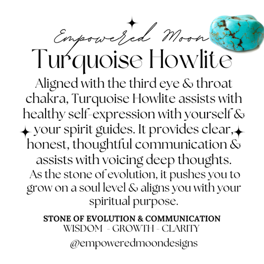 TURQUOISE HOWLITE NECKLACE