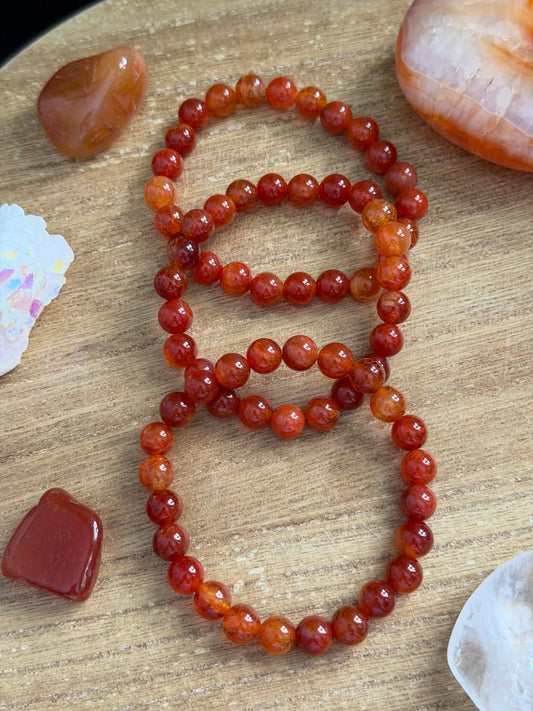 FIRE CRACKLE AGATE BRACELET