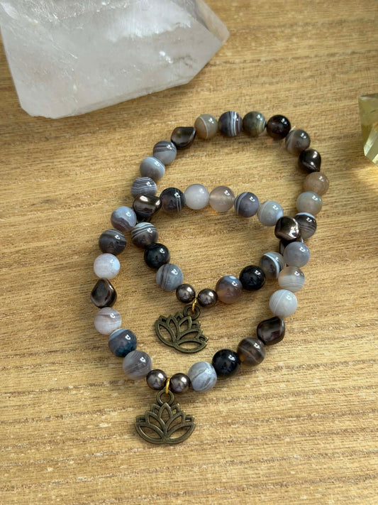 BOTSWANA AGATE BRACELET