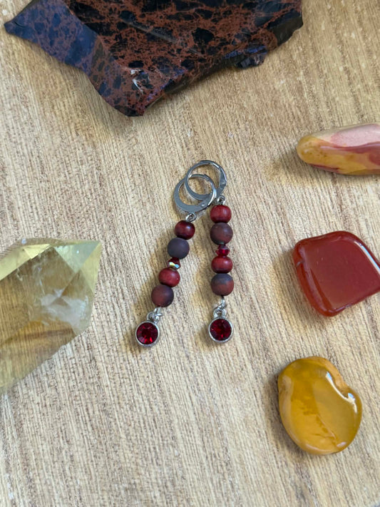 BLOOD MOON EARRINGS