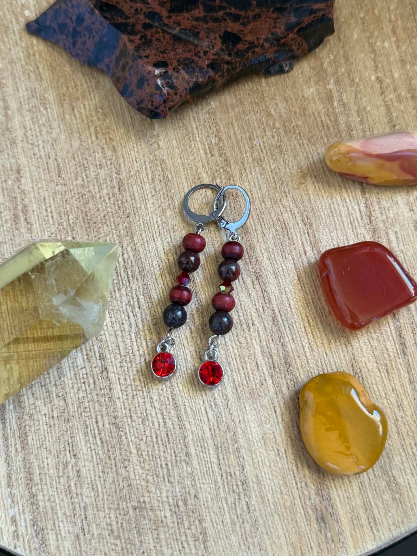 BLOOD MOON EARRINGS
