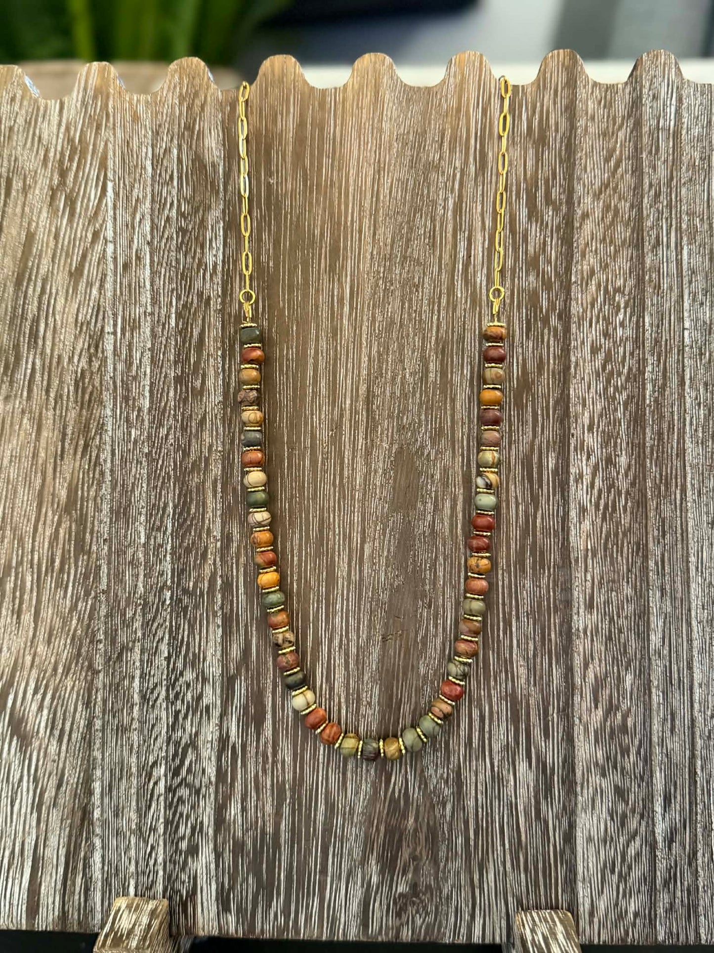 MOOKAITE JASPER NECKLACE