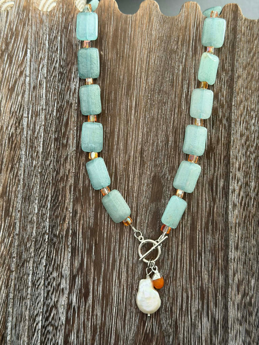 BLUE CRUSH NECKLACE