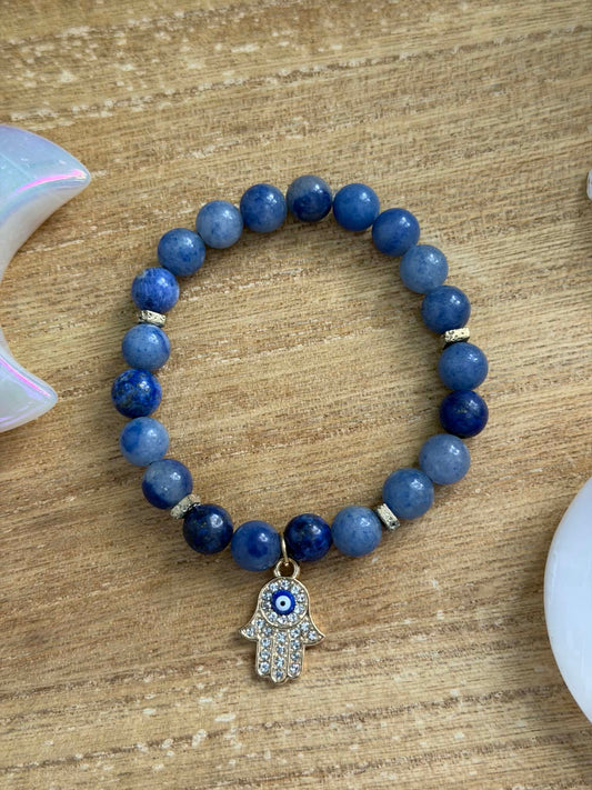 BLUE AVENTURINE & SODALITE BRACELET